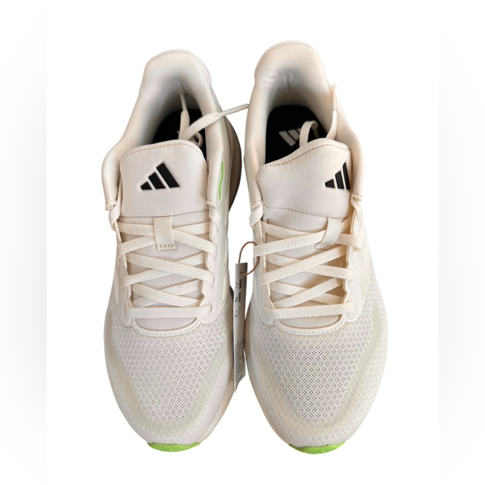 Adidas Women’s Runfalcon 5 Cream and Green Running Shoes Sneakers